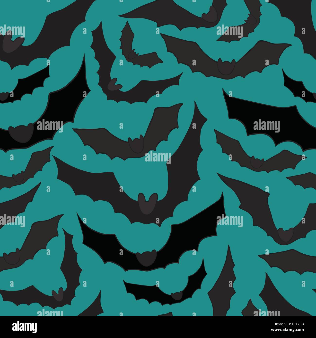 Seamless background with bats. Vector illustration Stock Vector Image ...