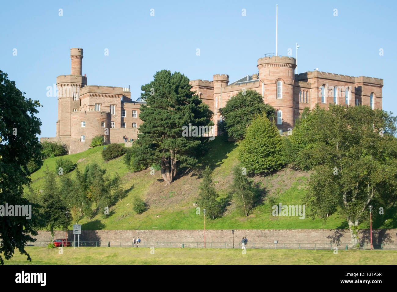 Inverness Castle Sheriff Court Castle Hill Inverness Scotland Stock