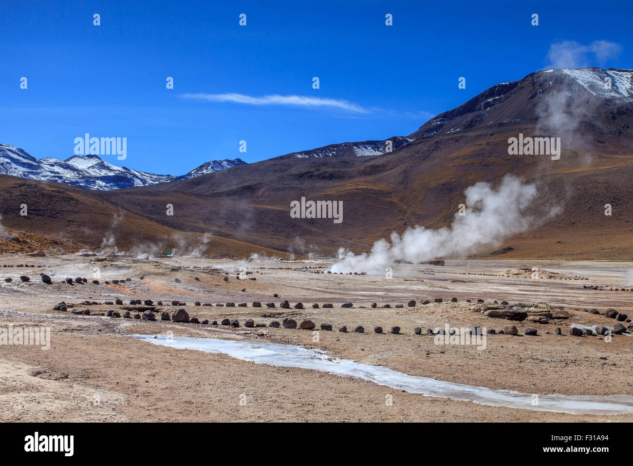 Geyser El Tatio (Atacama, Chile) Stock Photo