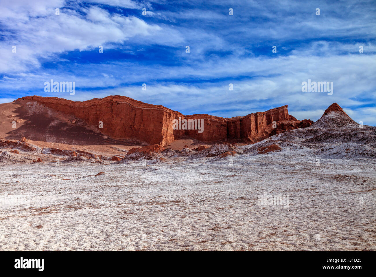 Valle de la Luna (Atacama, Chile) Stock Photo