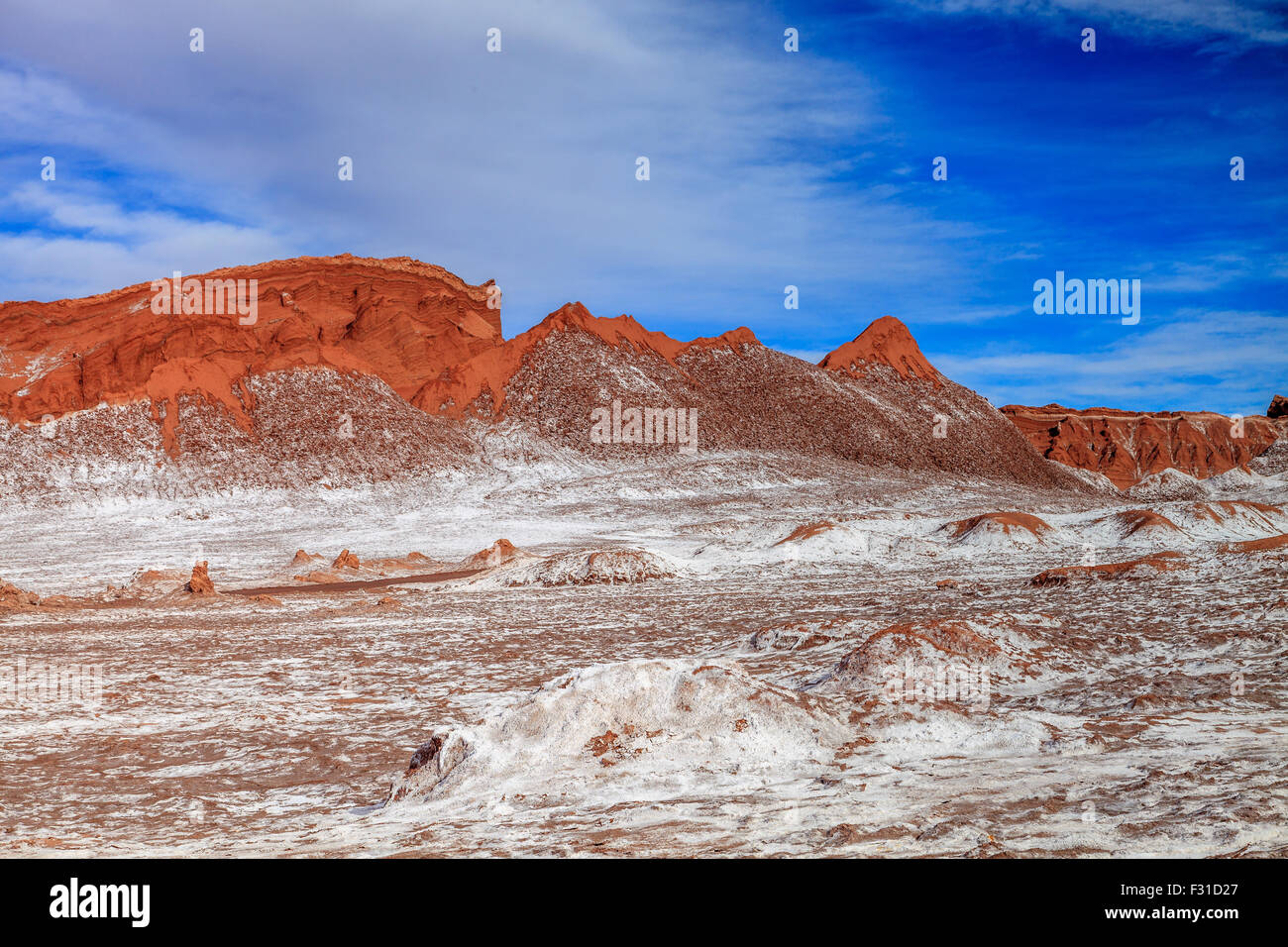 Valle de la Luna (Atacama, Chile) Stock Photo