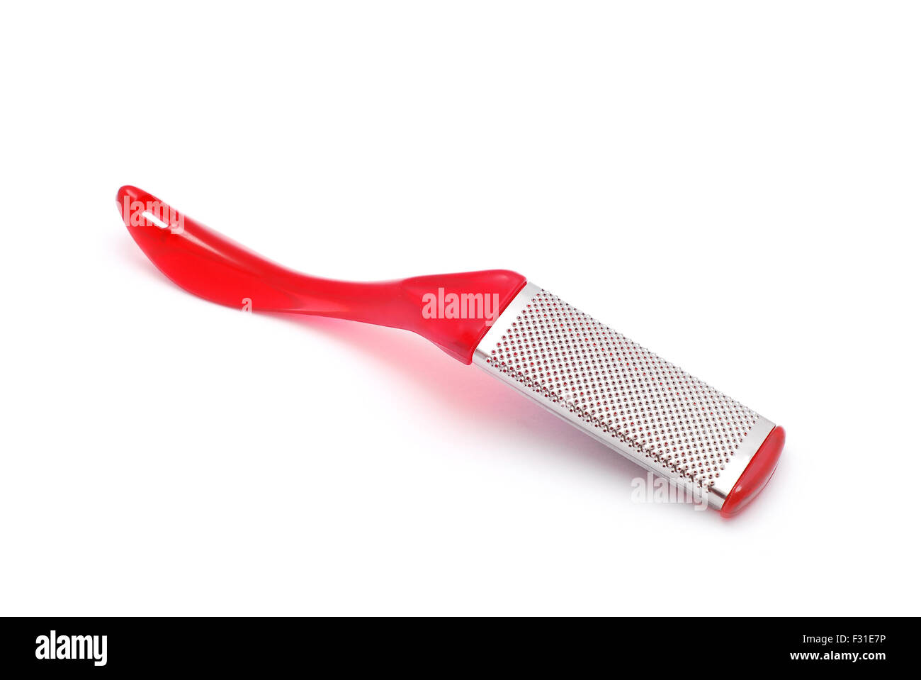 foot rasp on white background Stock Photo Alamy