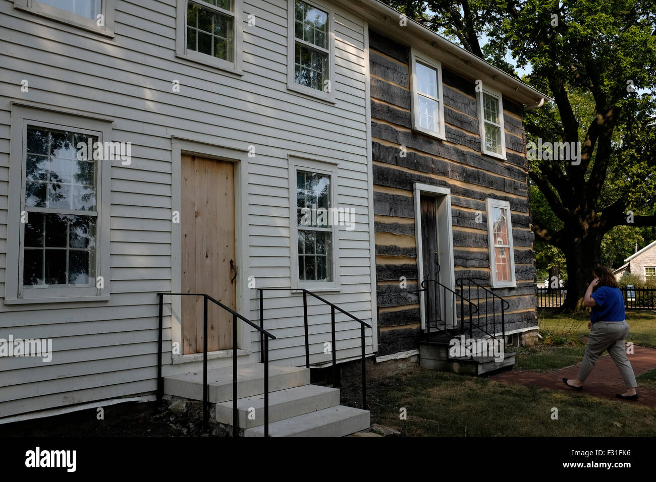 Joseph Smith Home, Nauvoo, Illinois Stock Photo Alamy