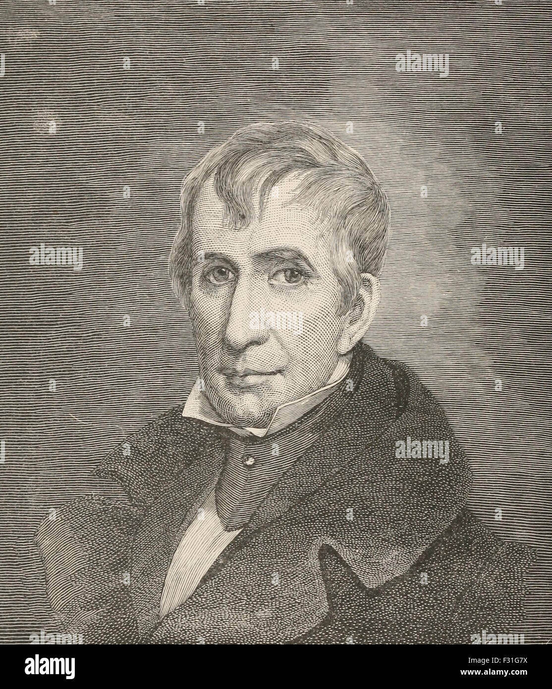 William Henry Harrison - Ninth President of the USA - 1841 Stock Photo