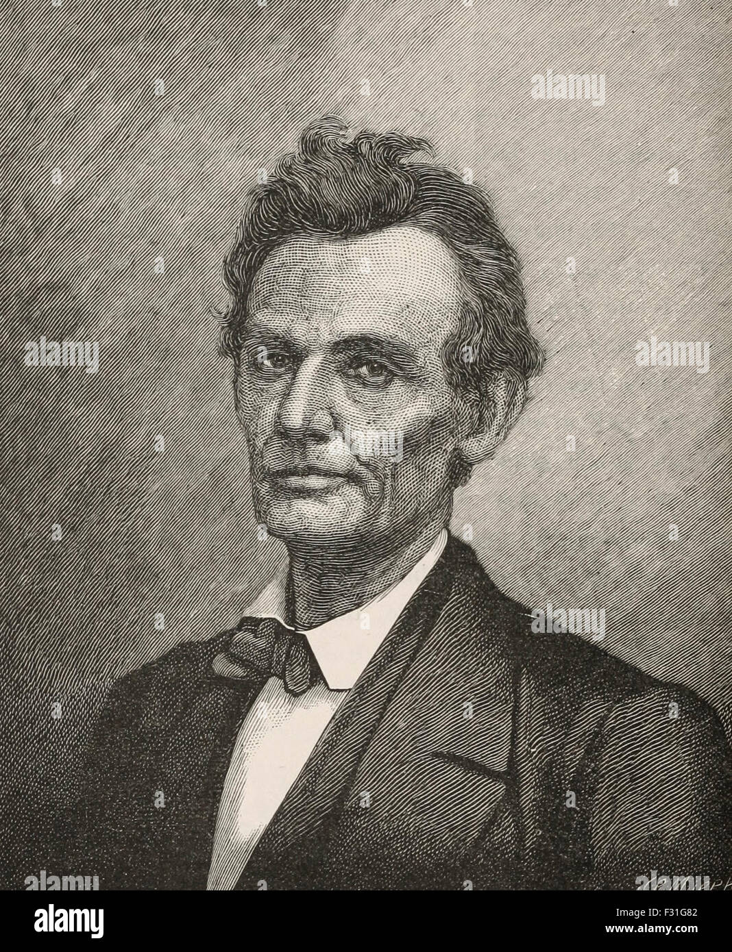Abraham Lincoln - The First Republican President of the United States Stock Photo