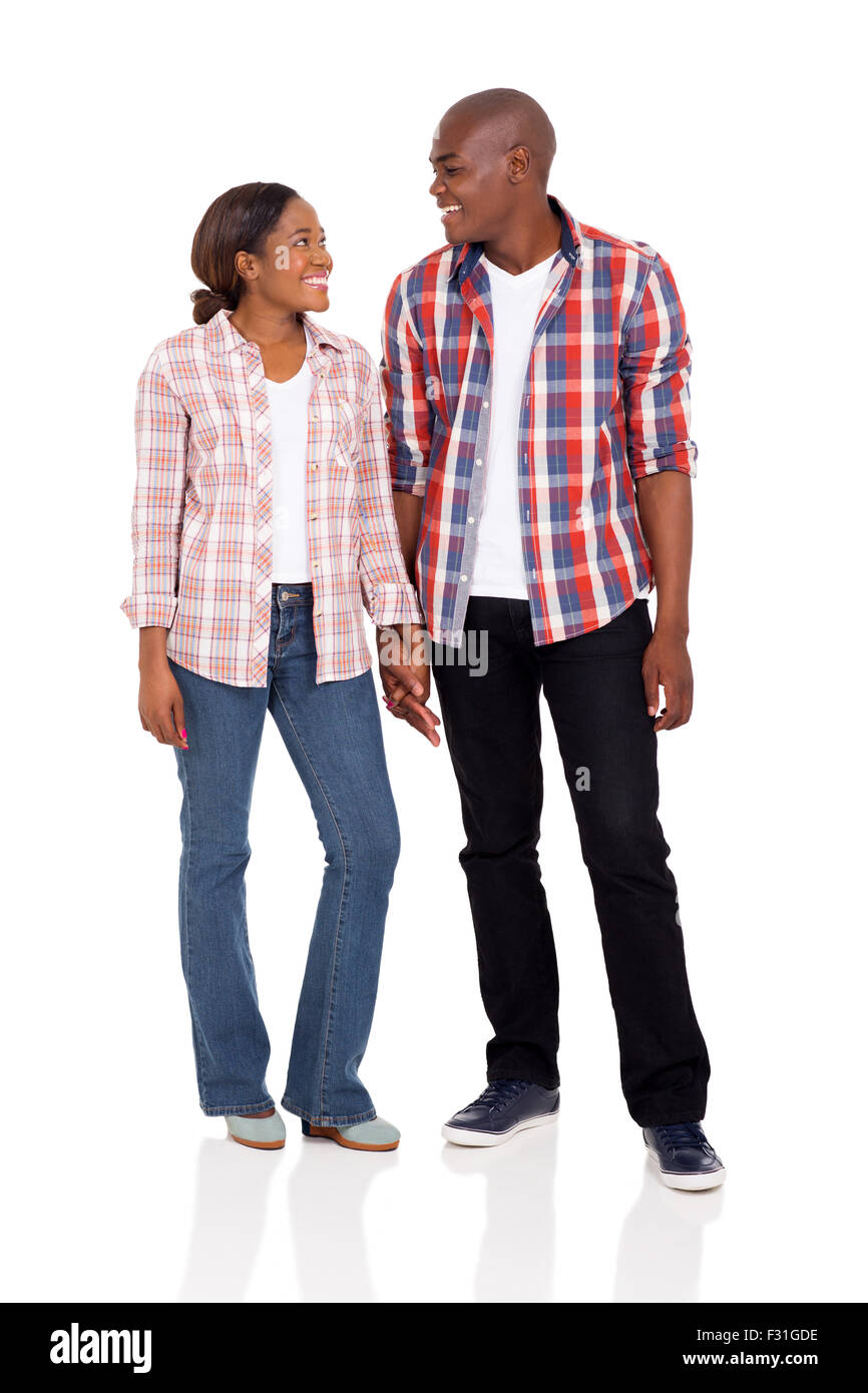 Black couple holding hands Cut Out Stock Images & Pictures Alamy