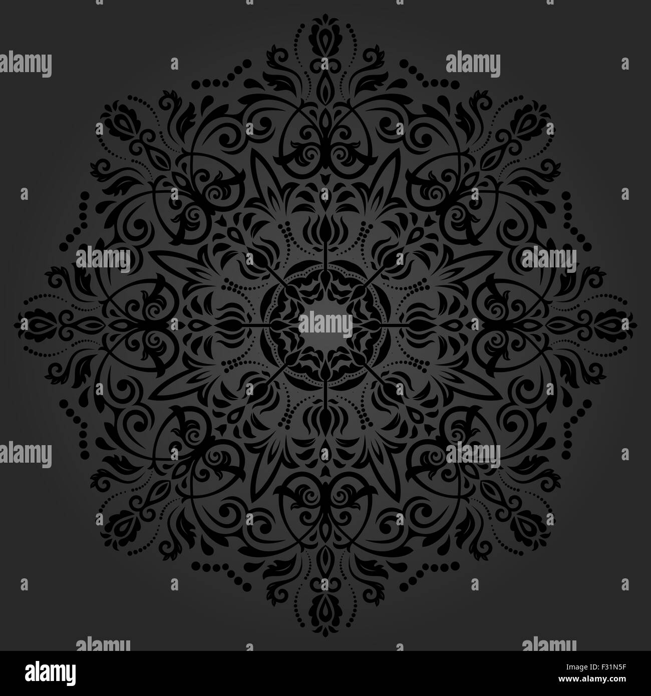 Damask Oriental Pattern Stock Photo Alamy