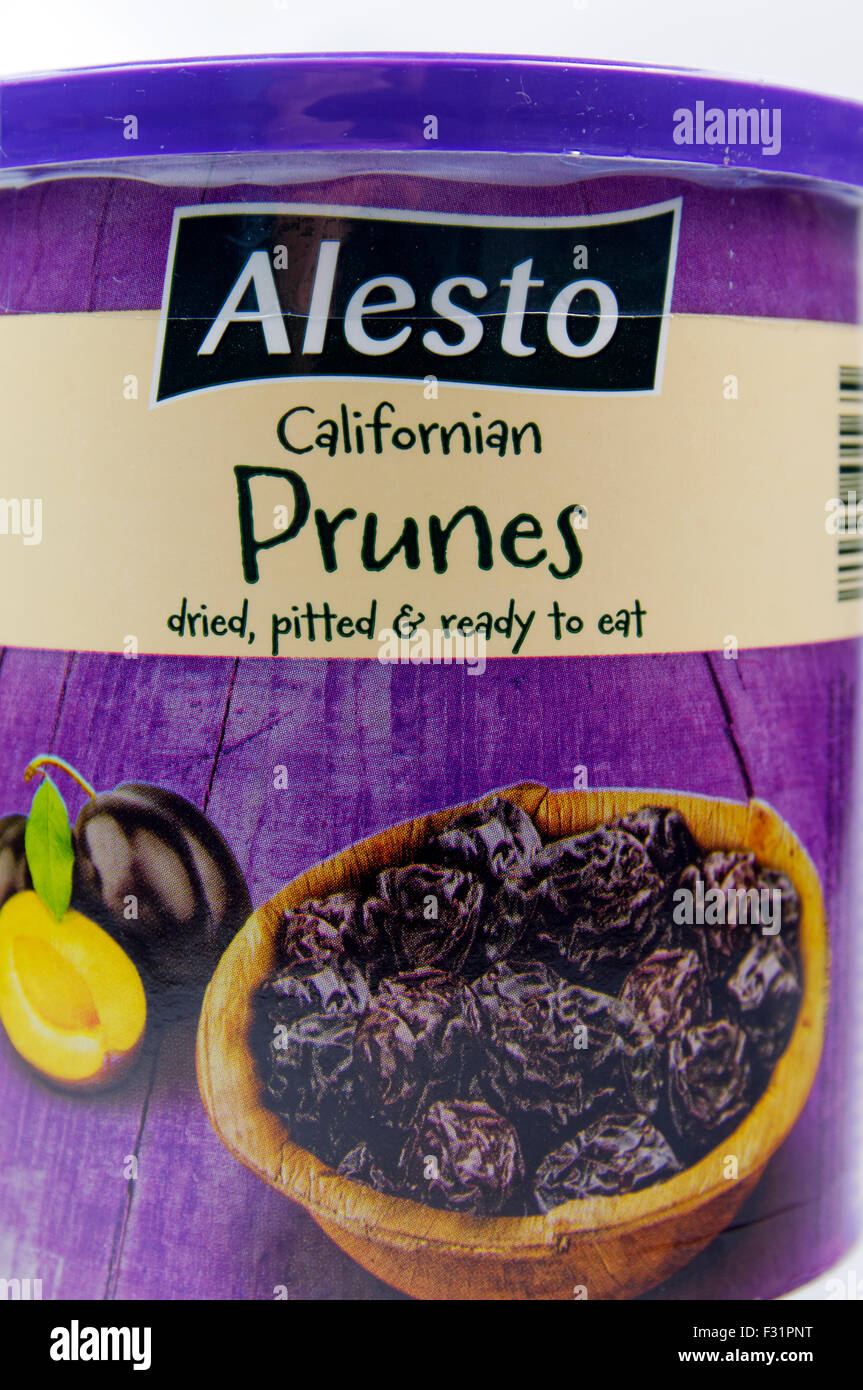 Dried prunes. Stock Photo