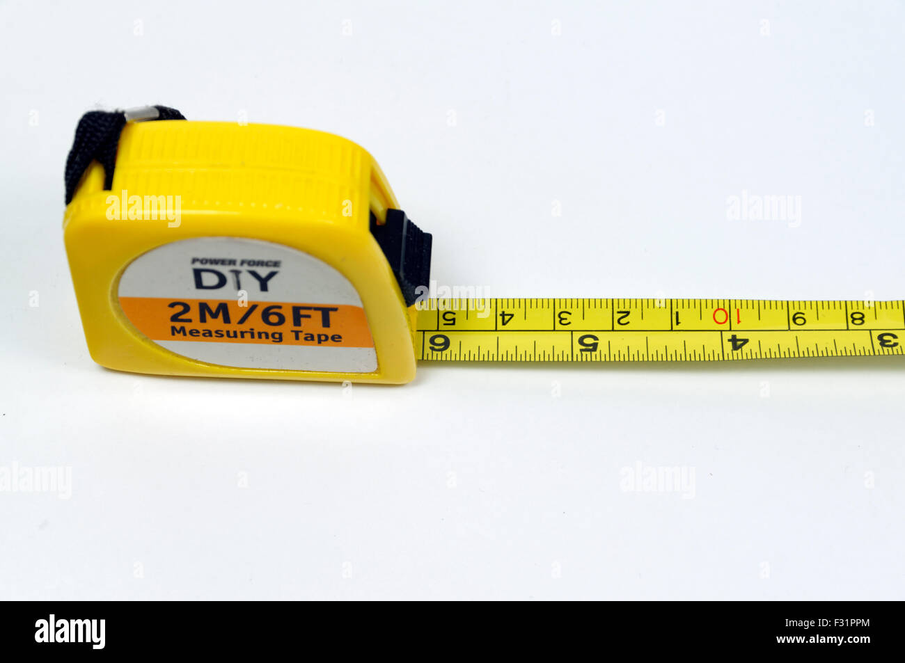 Diy tape measure. Stock Photo