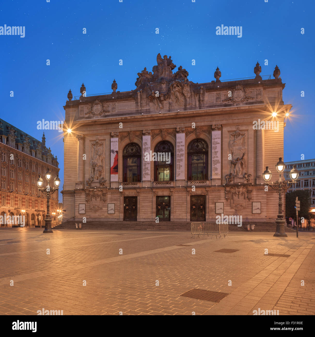 Opera house in Lille - France Stock Photo