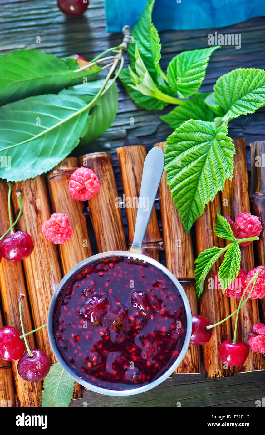 Raspberry Jam Pan Ebay raspberry jam in metal bowl and on a table Stock Photo - Alamy