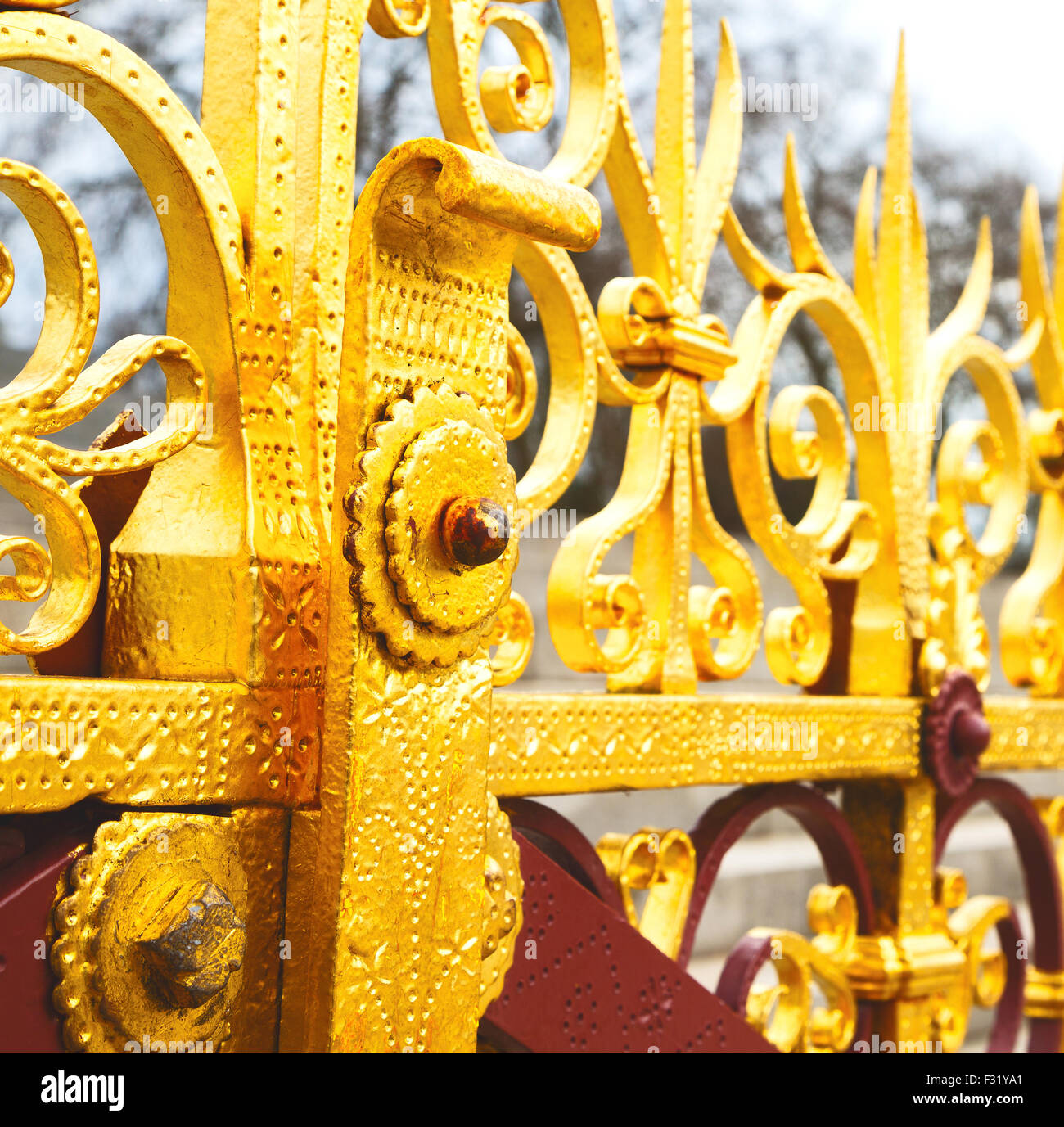 Steel Railing Abstract abstract metal in englan london railing steel and background Stock ...