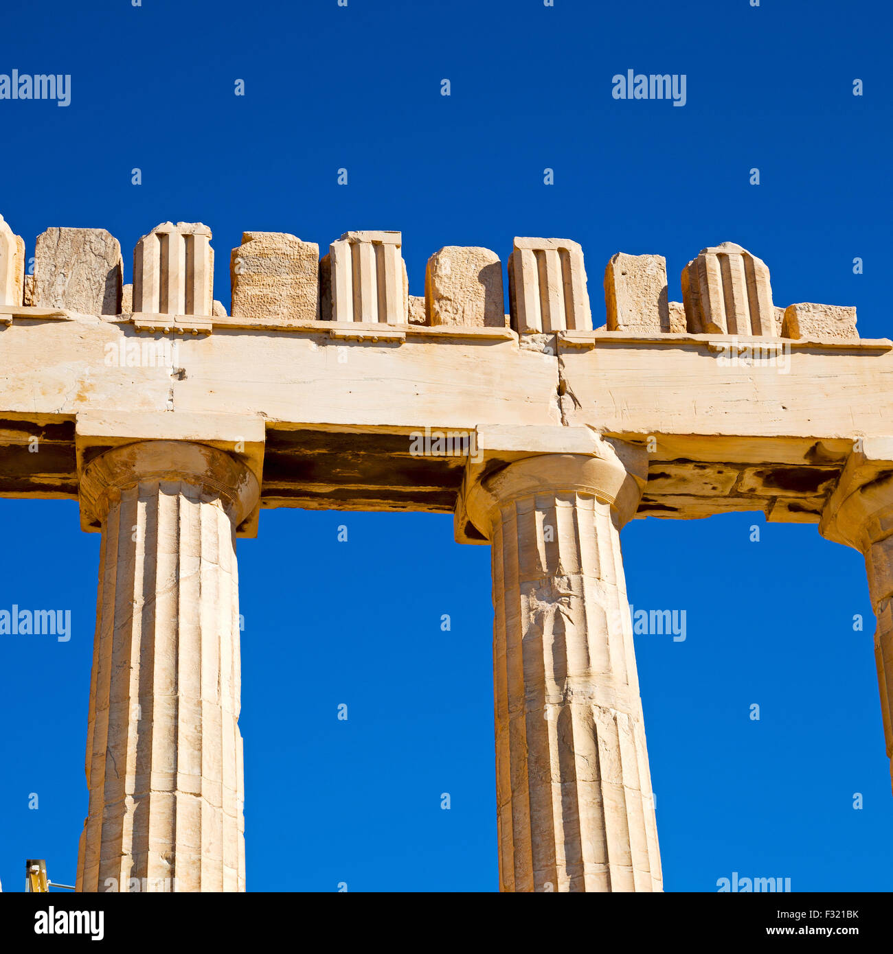in greece the old architecture and historical place parthenon athens ...