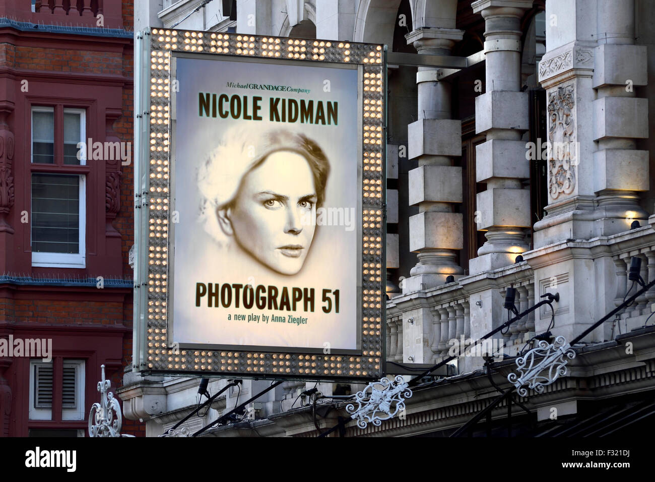 London, England, UK. Nicole Kidman in 'Photograph 51' (by Anna Ziegler) at the Noel Coward Theatre, St Martin's Lane Stock Photo