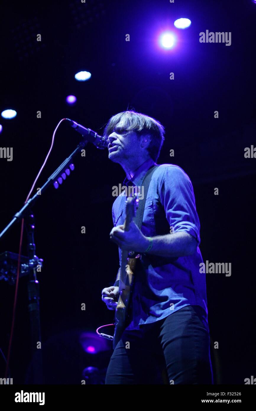 Las Vegas, NV, USA. 27th Sep, 2015. Ben Gibbard of Death Cab for Cutie in attendance for 2015 Life Is Beautiful Festival - SUN, Downtown, Las Vegas, NV September 27, 2015. © James Atoa/Everett Collection/Alamy Live News Stock Photo