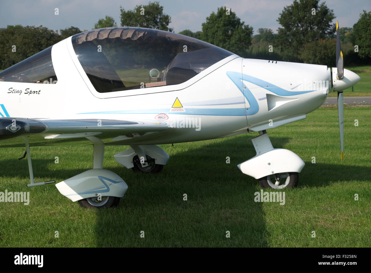 TL Ultralight TL 2000 Sting Carbon Sport light aircraft designed and built in the Czech Republic Stock Photo