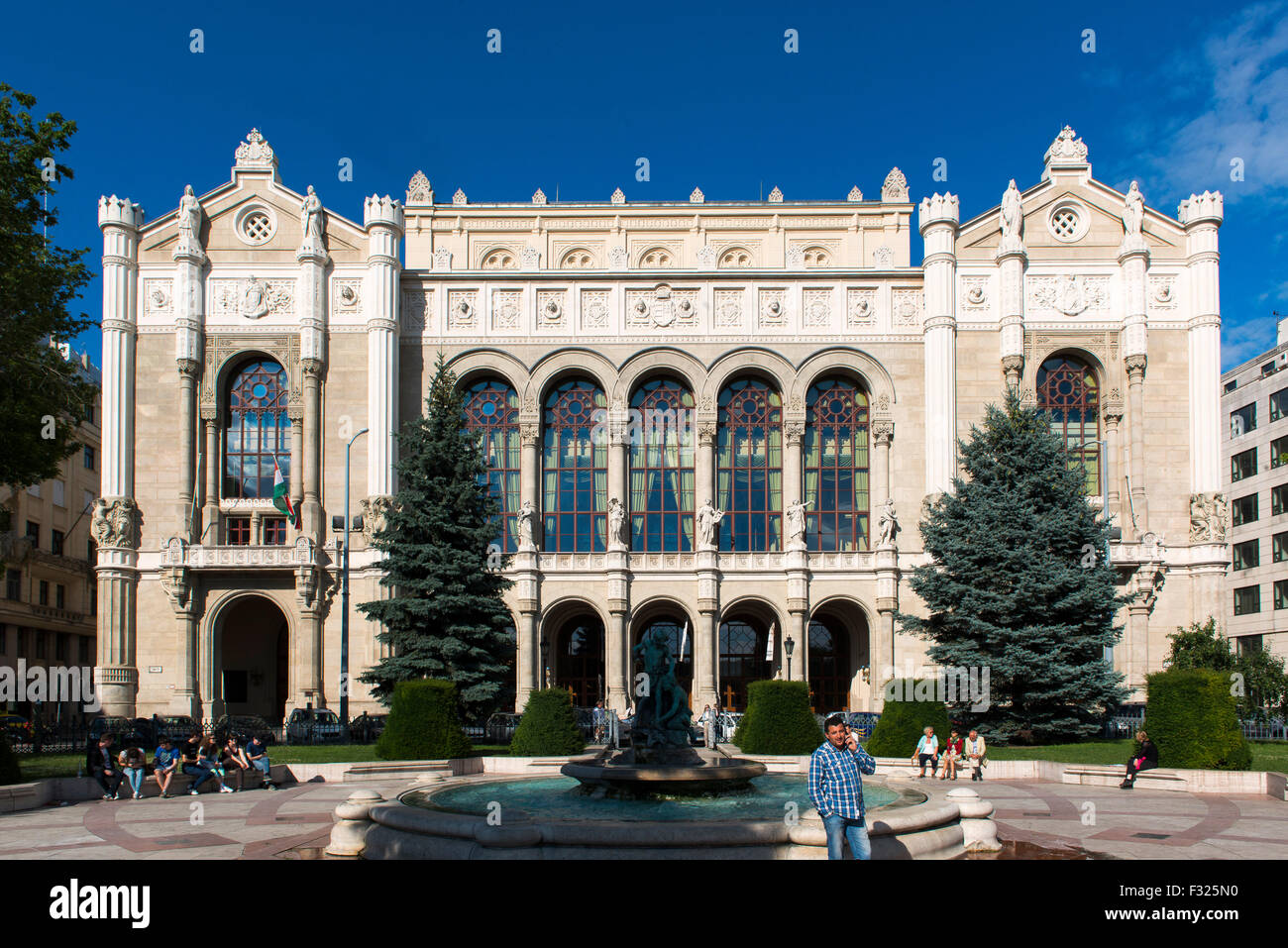Vigado Concert Hall, Budapest, Hungary Stock Photo