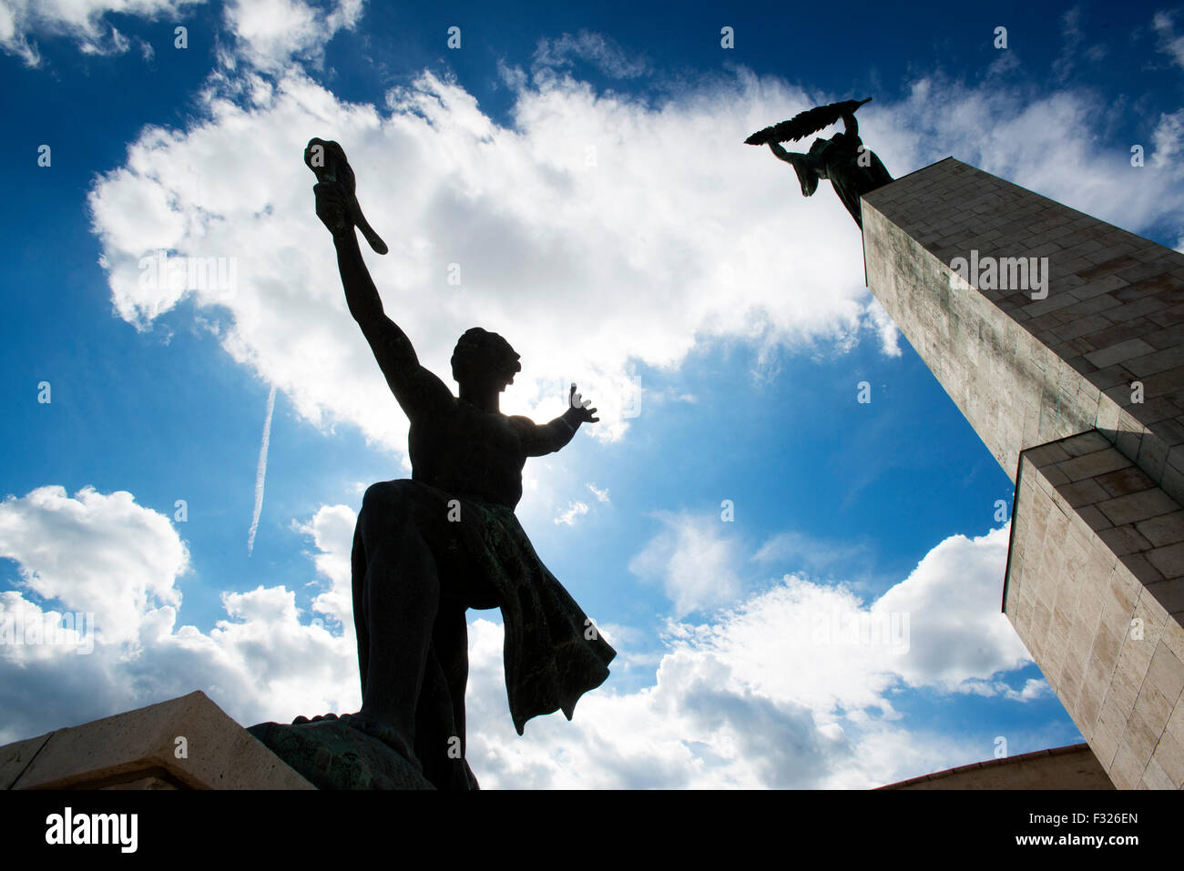 Gellert Hill, Liberation Monument, Budapest, Hungary Stock Photo
