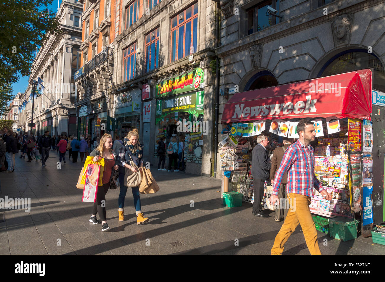O'Connell Street in Dublin, Ireland Stock Photo Alamy