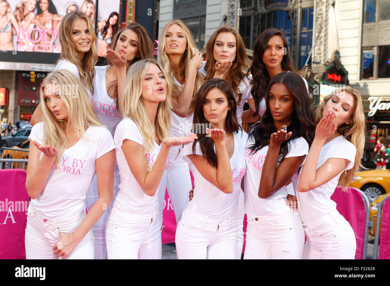 The newest Victoria's Secret Angels launch the all new Body by Victoria  Campaign. #OnlyATVS #TheNewestAngels Featuring: Elsa Hosk, Jac Jagaciak,  Kate Grigorieva, Lais Ribeiro, Martha Hunt, Sara Sampaio, Stella Maxwell,  Taylor Hill
