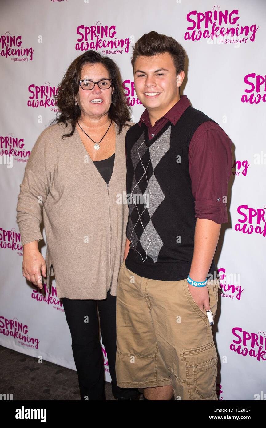 New York, NY, USA. 27th Sep, 2015. Rosie O’Donnell, Blake O’Donnell at