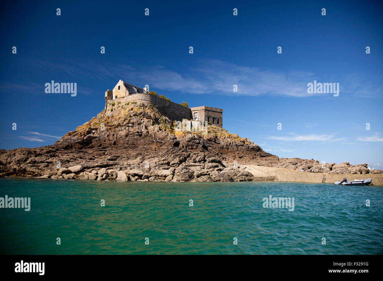 Harbour Island, Saint Malo, Brittany, France. Stock Photo