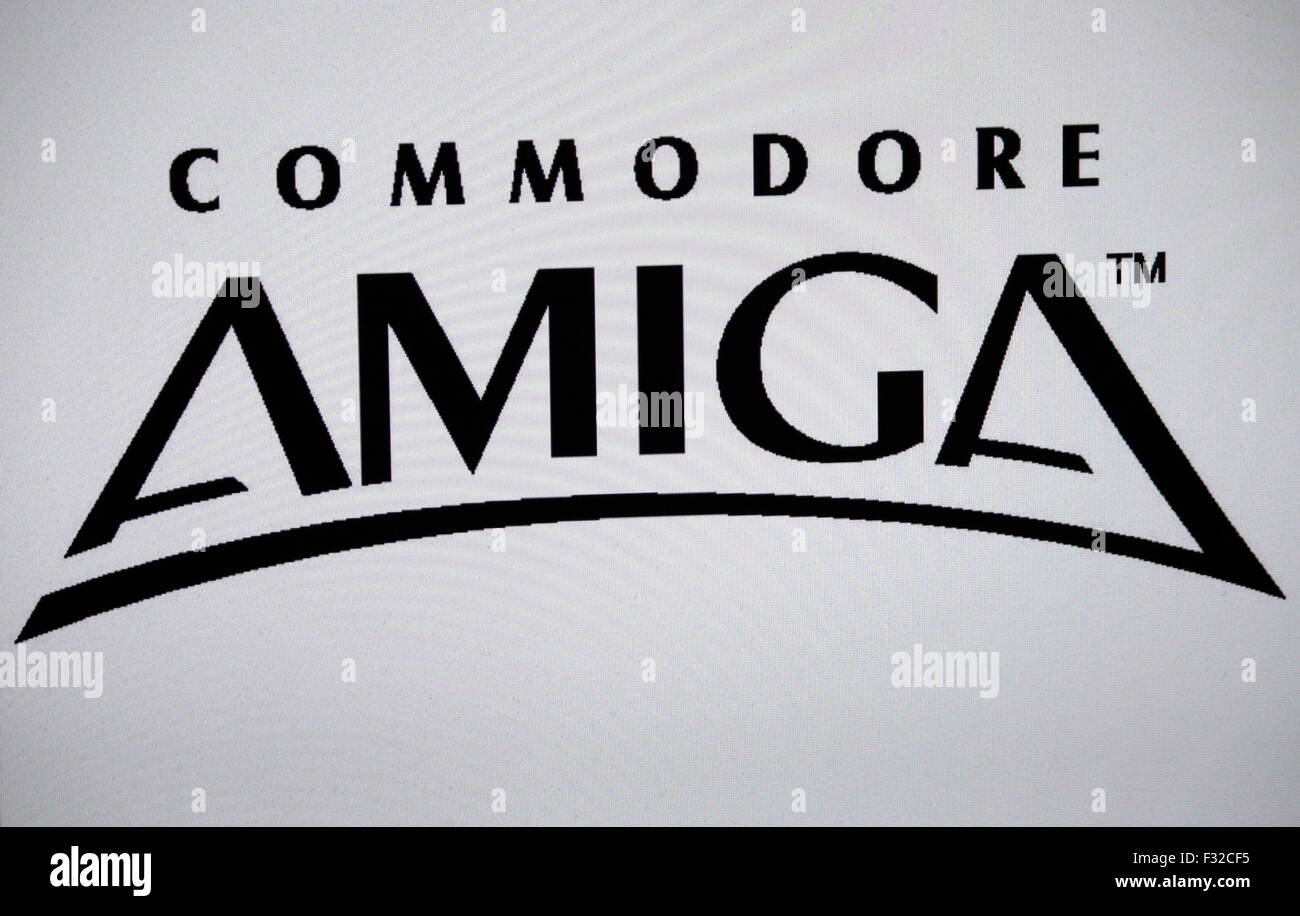 Markenname: 'Commodore Amiga', Berlin. Stock Photo