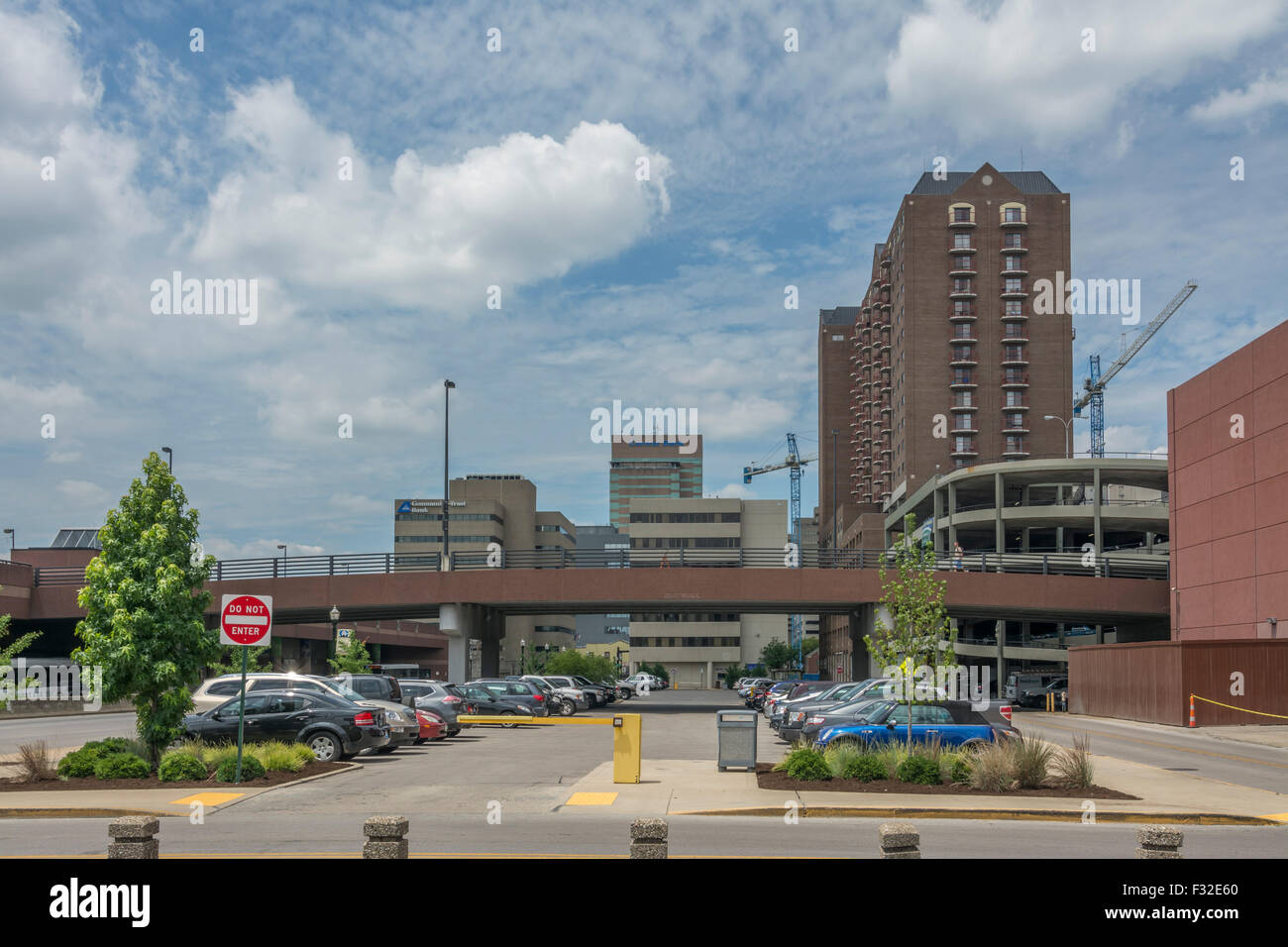 Cityscape And Parking Lot In Lexington Kentucky Stock Photo - Alamy