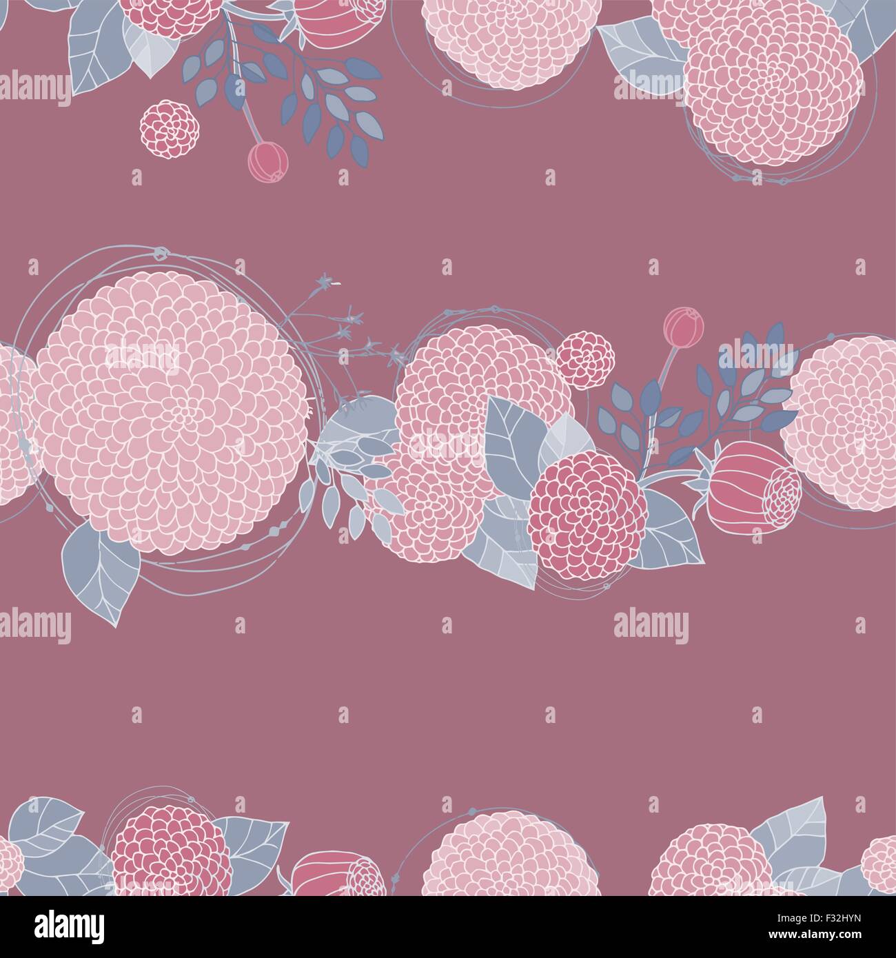 Seamless texture with asters Stock Vector Image & Art - Alamy