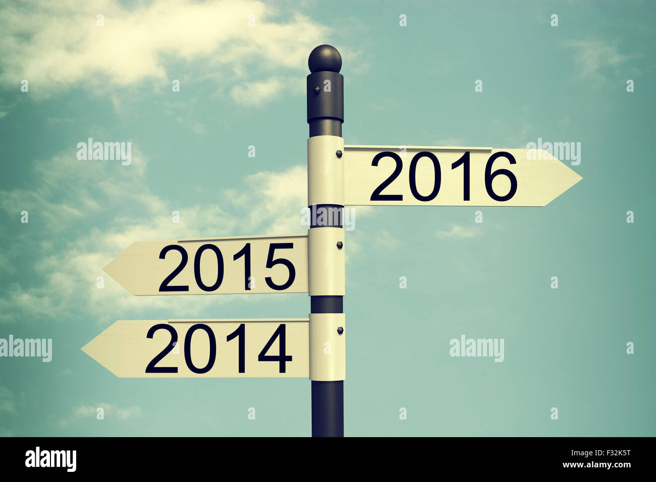 Directional 2016 Signs Stock Photo - Alamy