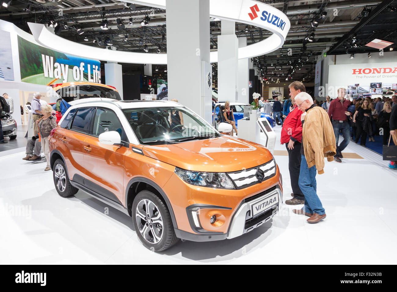 The new Suzuki Vitara at the IAA International Motor Show 2015 Stock Photo  - Alamy