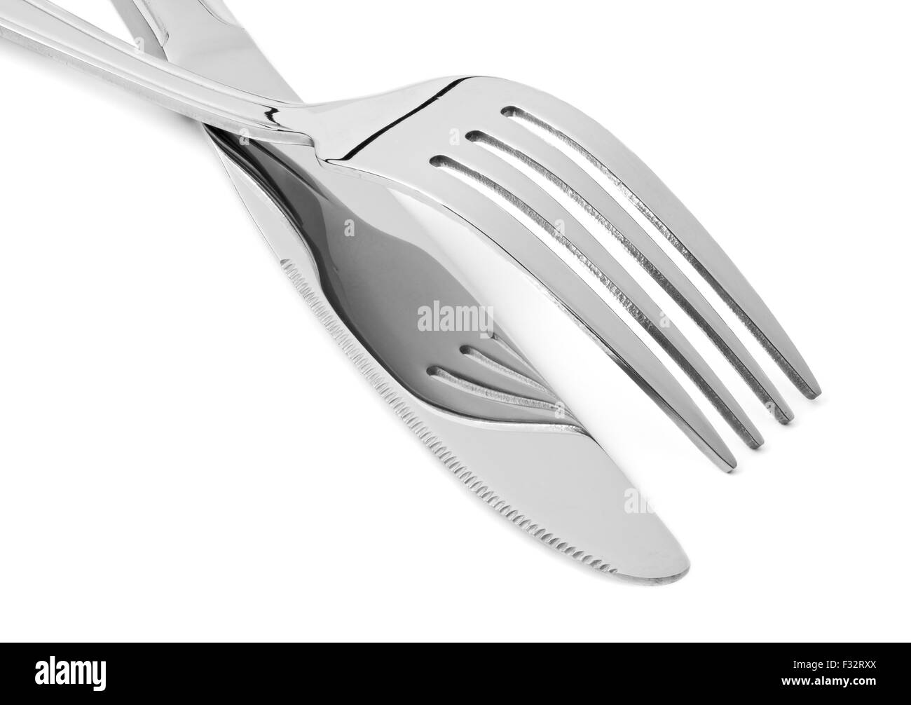 Knife and fork sign Black and White Stock Photos & Images Alamy