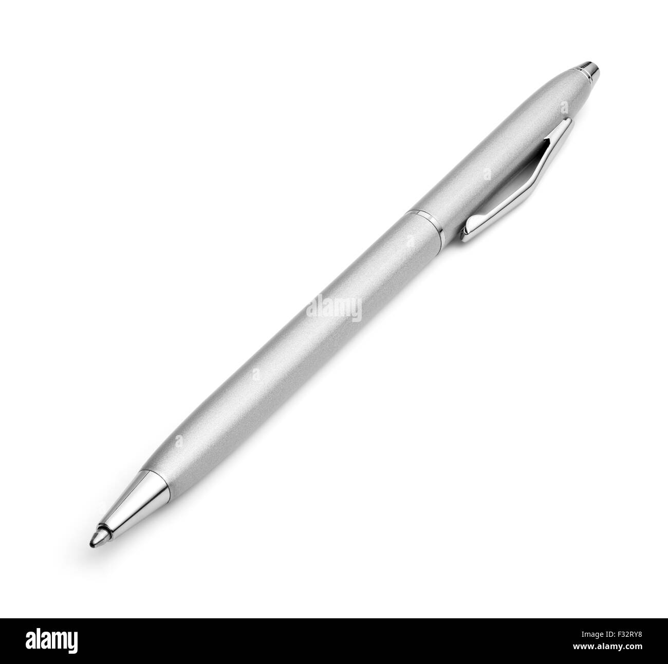 Ballpoint pen on a white background Stock Photo