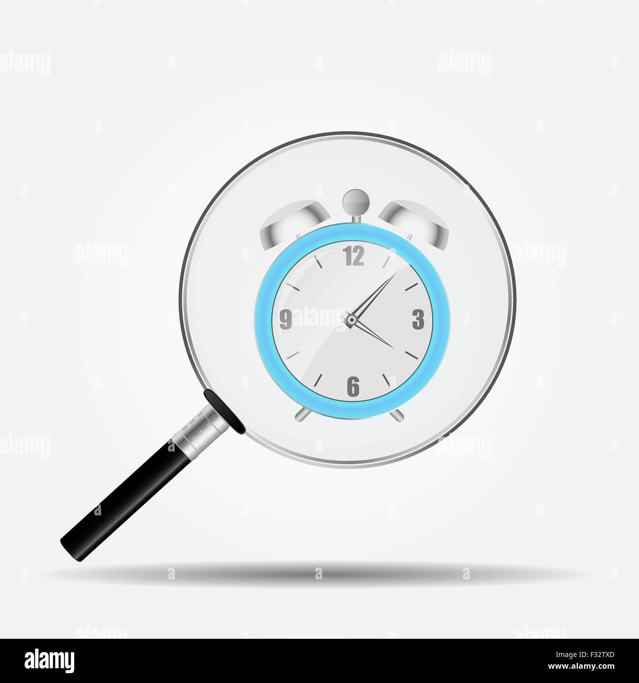 Watch Search Icon Vector Illustration Stock Vector Image & Art - Alamy