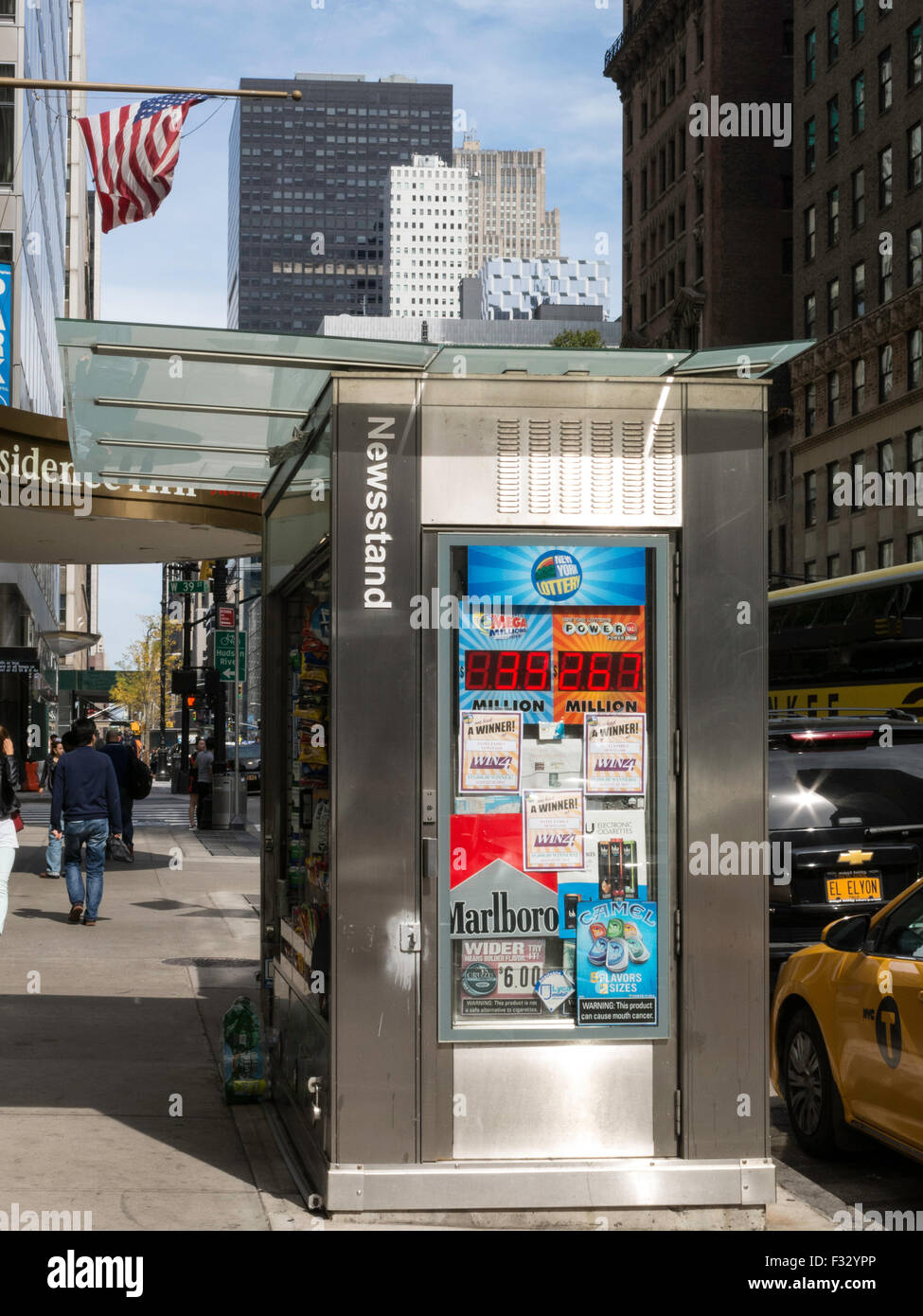 Newsstand , NYC, USA Stock Photo