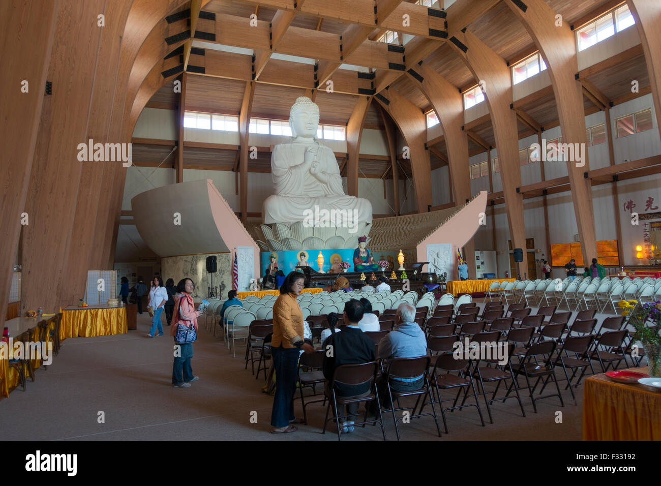 New york kent chuang yen buddhist monastery hires stock photography