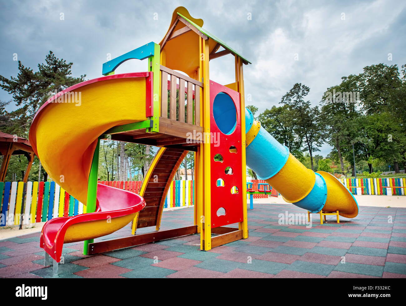 Children play ground hi res stock photography and images Alamy