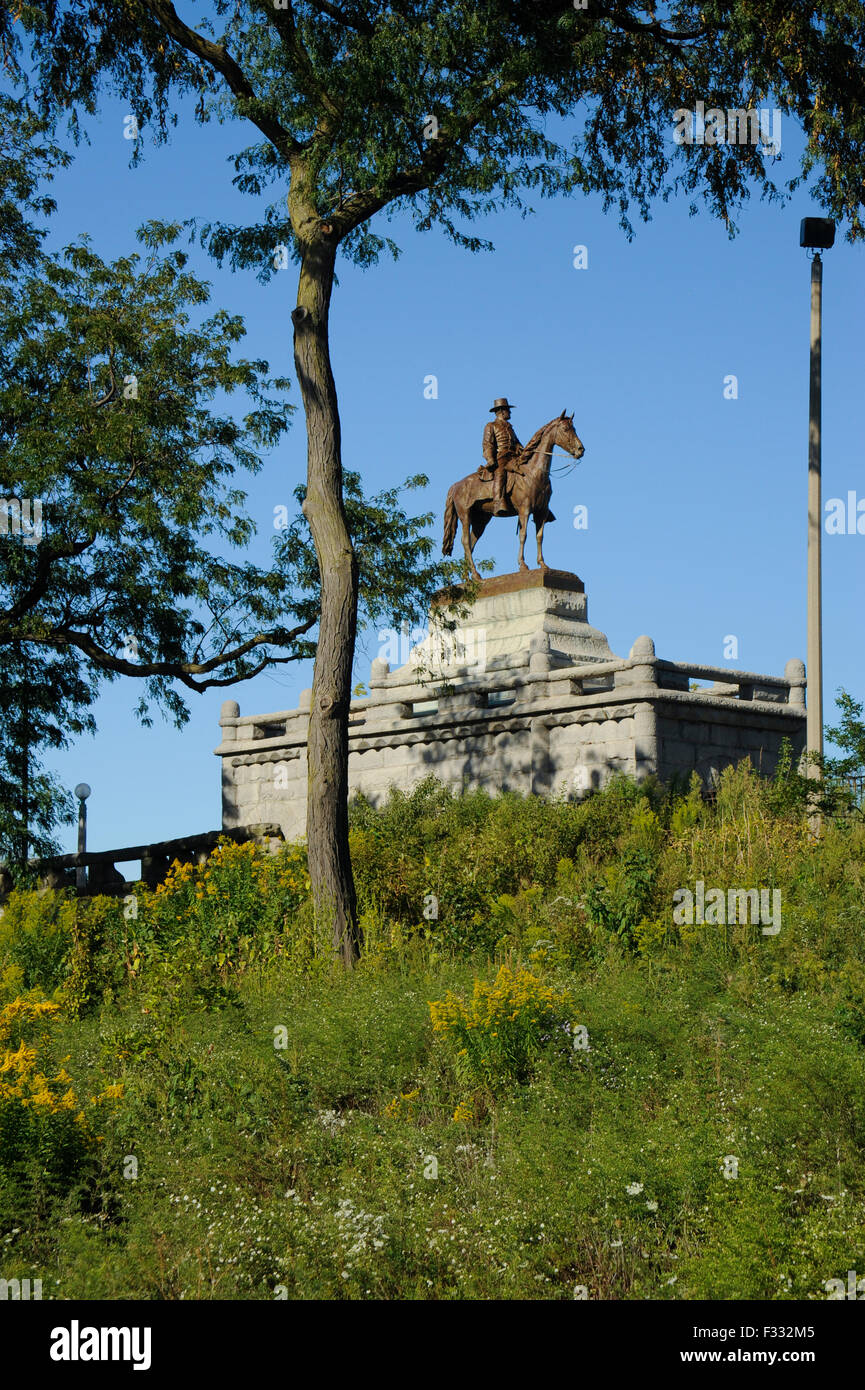 Lincoln Park's Ulysses S. Grant Memorial by Louis Rebisso, Chicago