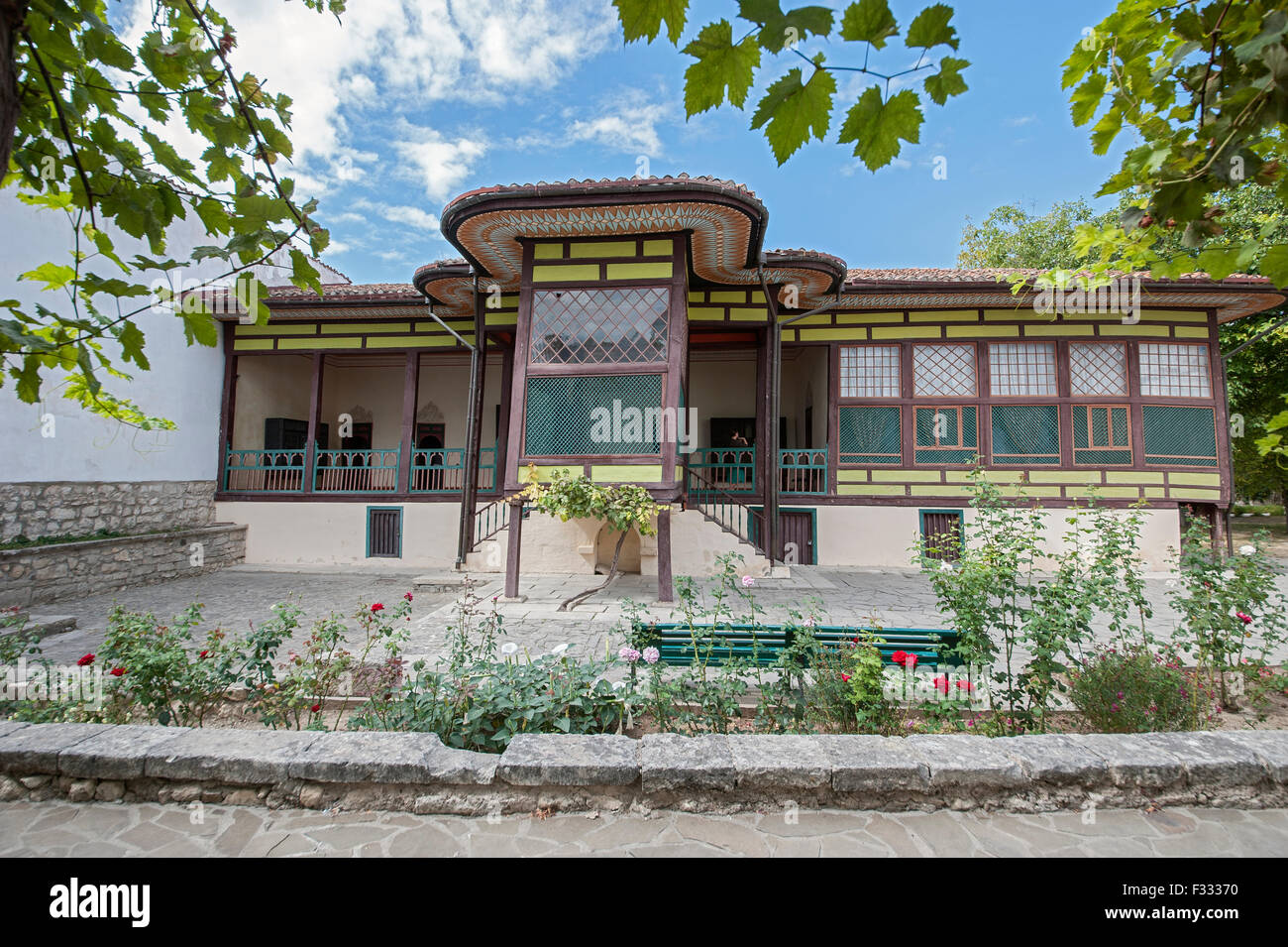 Russia , Crimea. Bakhchisaray Khan's palace .The main entrance to the building of the harem . Stock Photo