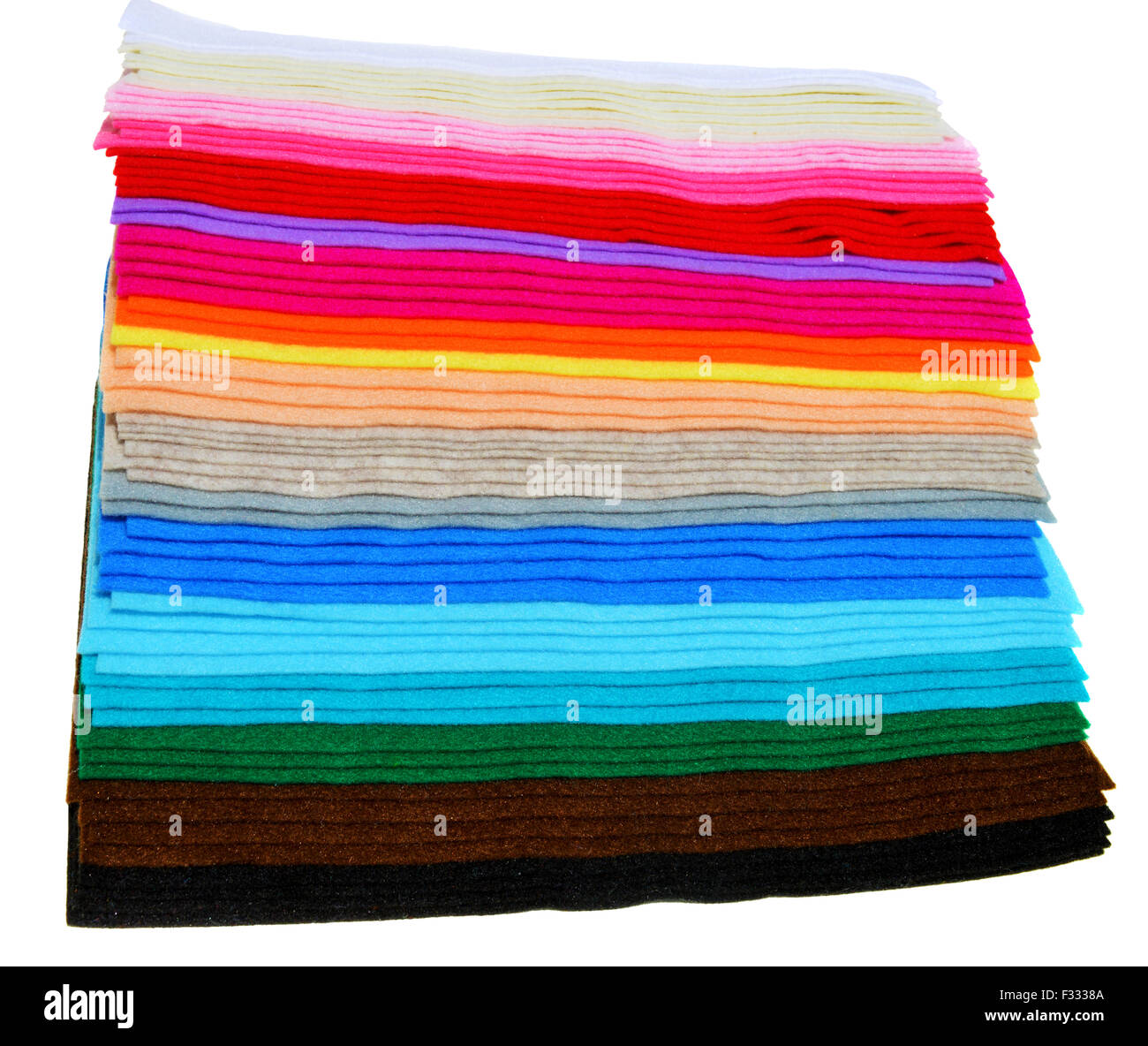 Multicolor wool felt cloth sheets Stock Photo Alamy