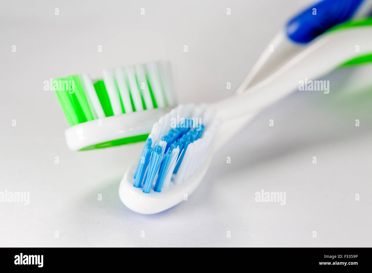 Two toothbrushes Stock Photo - Alamy