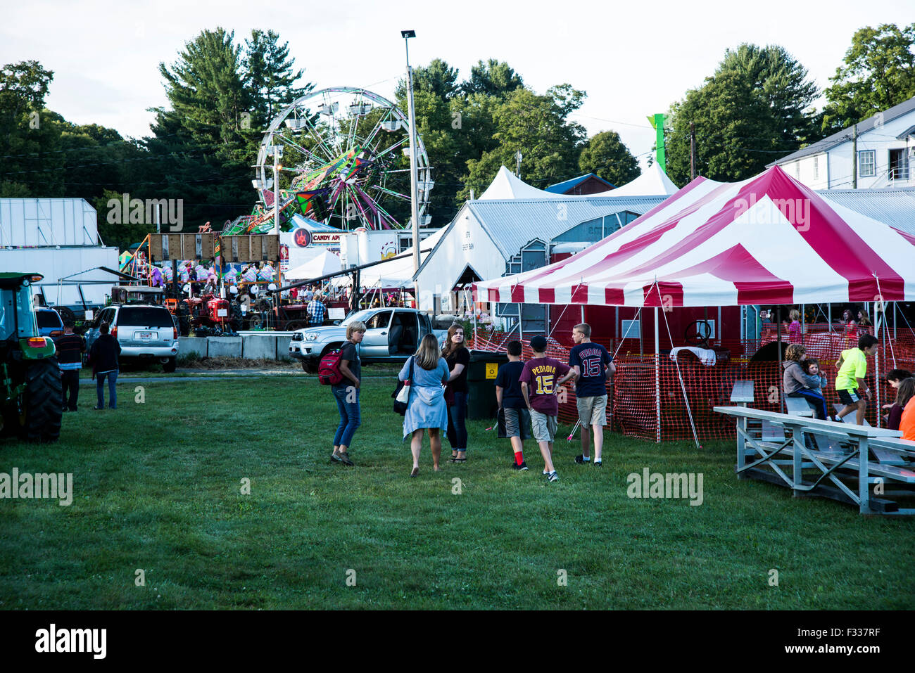 Cummington Fair opens every August, a town in Hampshire County