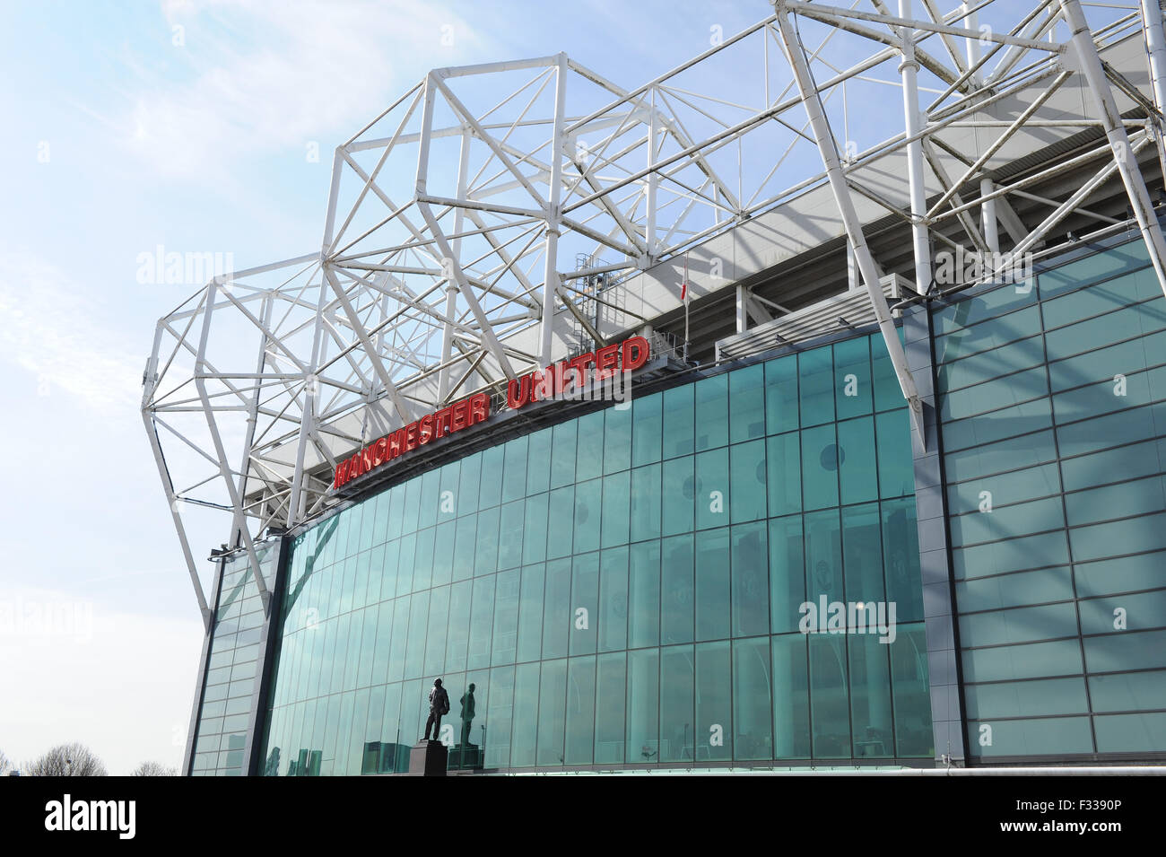 Manchester United Football Club Stadium Old Trafford, Manchester Stock Photo