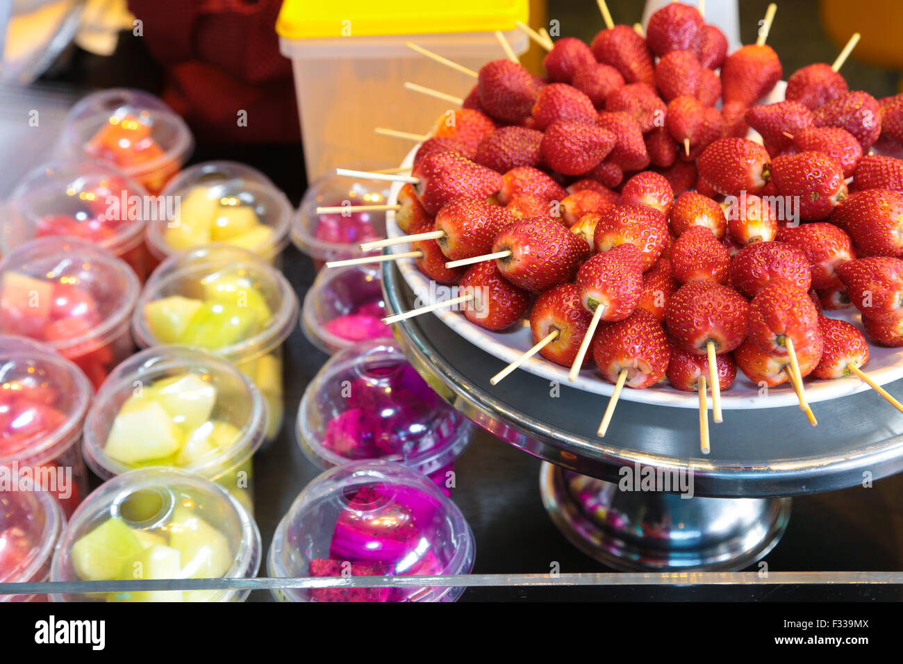 Fruit Store Kuala Lumpur Malaysia High Resolution Stock 