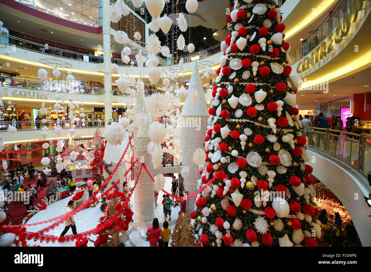 Christmas decoration at Mid Valley Shopping mall, Kuala Lumpur Malaysia