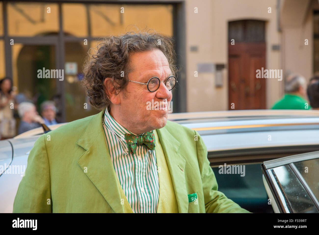 The famous art critic Philippe Daverio at  Art-On Cascina Festival 2015 (Pisa Italy) Stock Photo