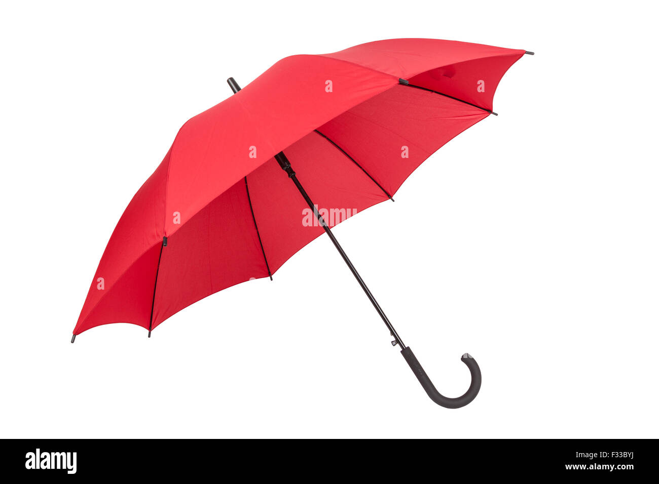 Red umbrella isolated Stock Photo Alamy