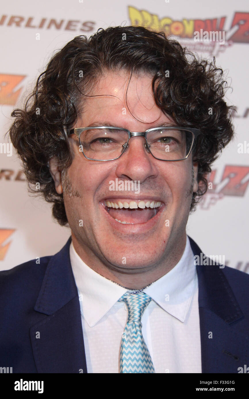 Premiere Of 'Dragon Ball Z: Resurrection 'F' - Arrivals  Featuring: Sean Schemmel Where: Los Angeles, California, United States When: 11 Apr 2015 Stock Photo
