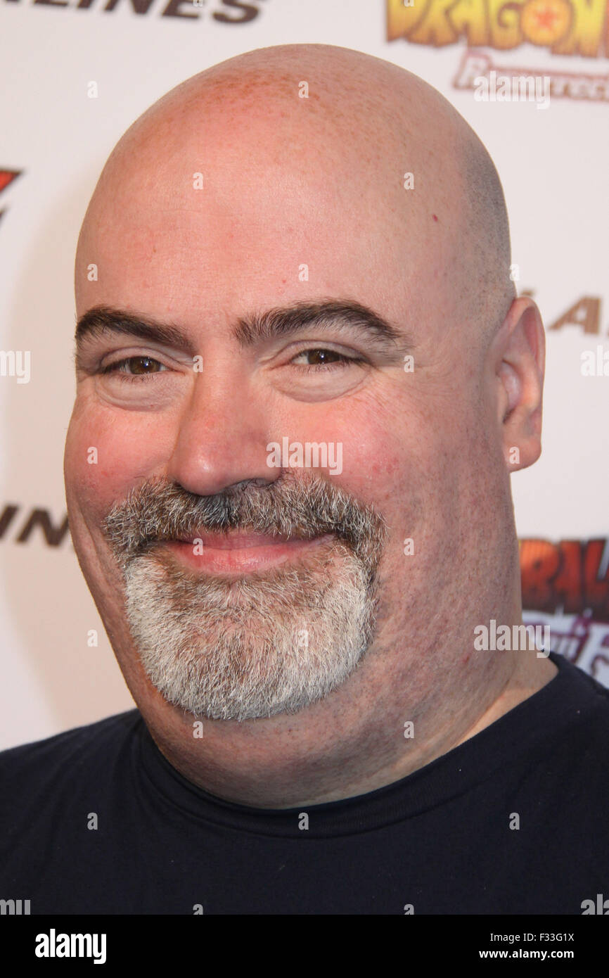 Premiere Of 'Dragon Ball Z: Resurrection 'F' - Arrivals  Featuring: Kyle Hebert Where: Los Angeles, California, United States When: 11 Apr 2015 Stock Photo