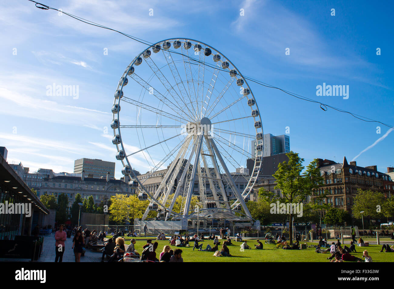 Manchester wheel eye hi-res stock photography and images - Alamy, image size:1300x956